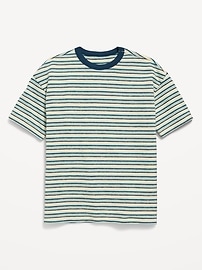 Image number 1 showing, Oversized Short-Sleeve Textured-Knit T-Shirt for Boys