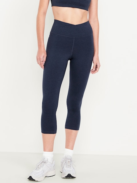 Extra High-Waisted CloudComfy Crop Leggings - Dusk Navy