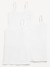 Image number 1 showing, First-Layer Cami Tunic Tank Top 3-Pack