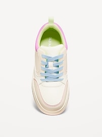 Image number 2 showing, Shiny Low-Top Sneakers for Girls