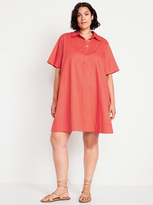 Image number 6 showing, Mini Swing Shirt Dress