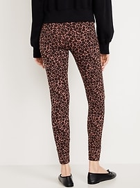 Image number 2 showing, High-Waisted Jersey Fashion Layering Leggings