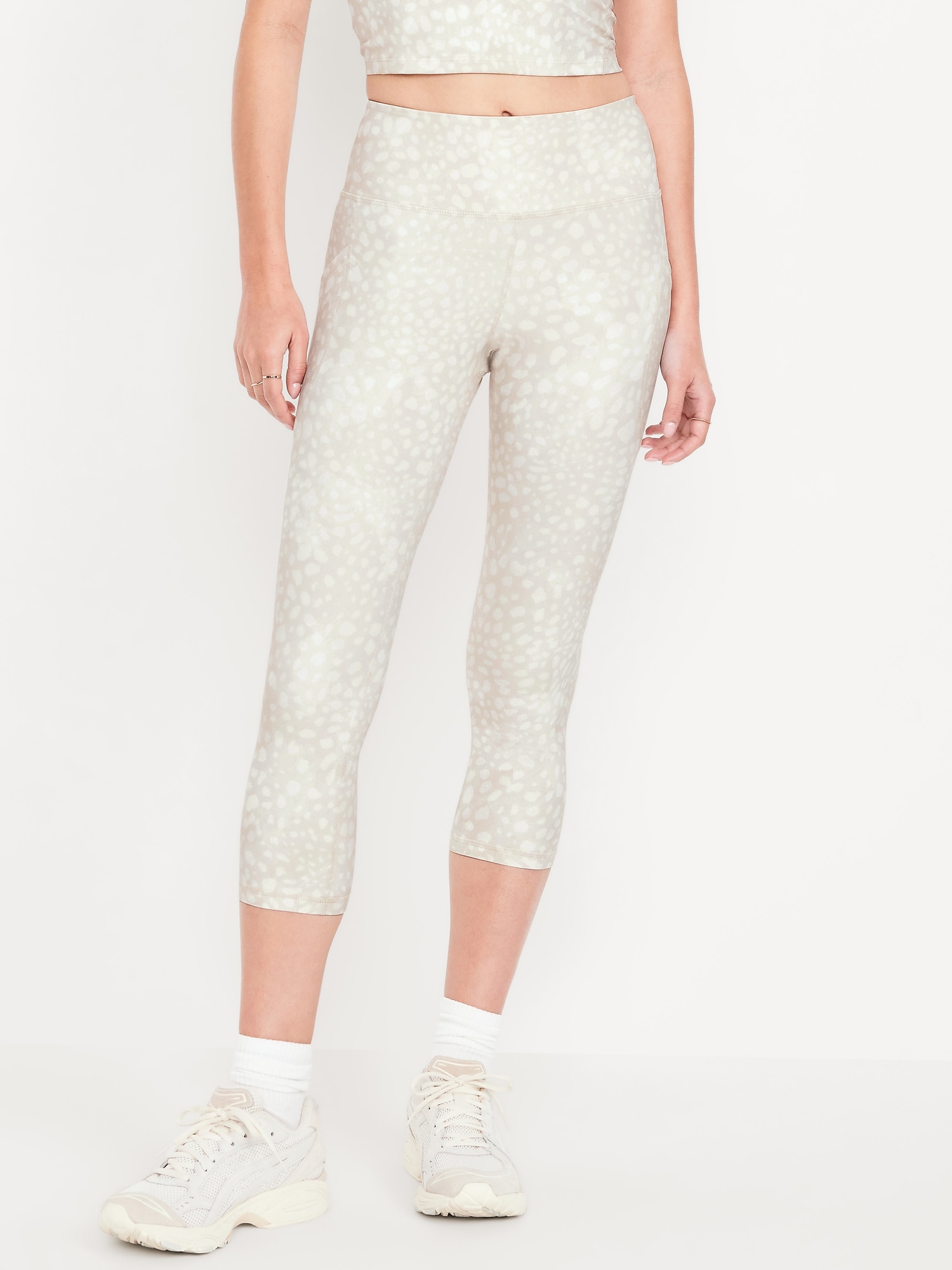 High-Waisted PowerSoft Crop Leggings