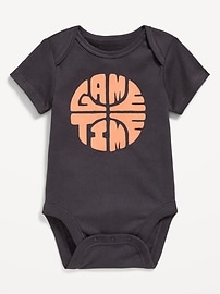 Image number 1 showing, Short-Sleeve Unisex Graphic Bodysuit for Baby