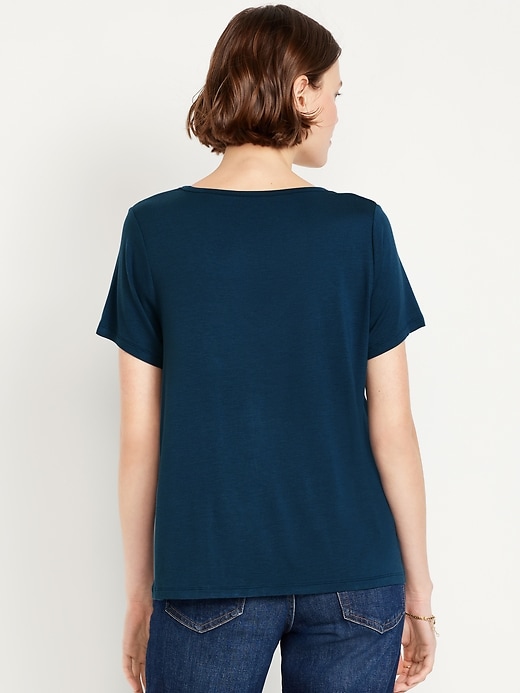 Image number 2 showing, Luxe V-Neck T-Shirt