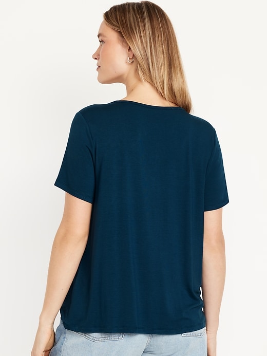 Image number 6 showing, Luxe V-Neck T-Shirt