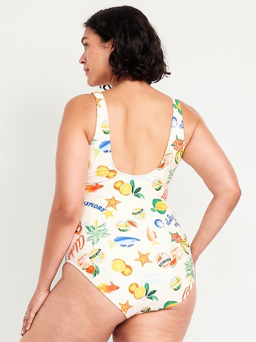 Image number 7 showing, Matte One-Piece Swimsuit