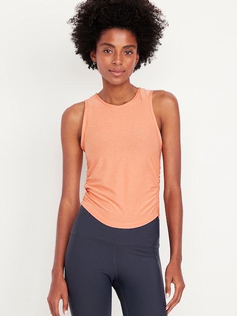 CloudMotion Ruched Tank Top - Daybreak