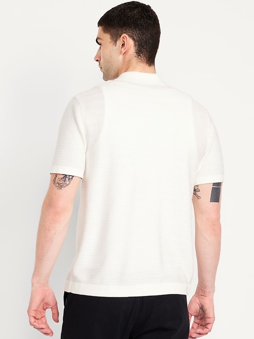 Image number 6 showing, Short-Sleeve Camp Sweater