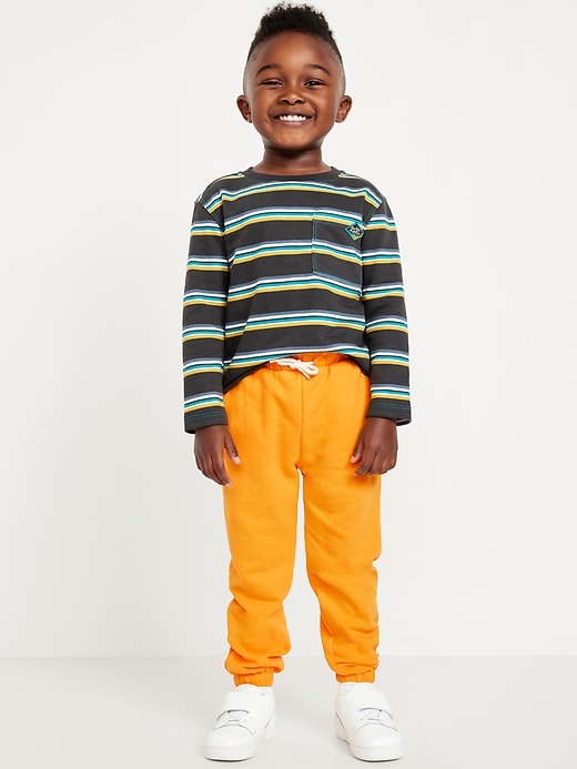 View large product image 2 of 3. Cinched-Hem Jogger Sweatpants for Toddler Boys