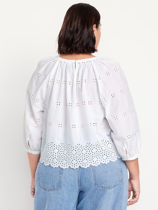 Image number 7 showing, Perforated Cropped Top