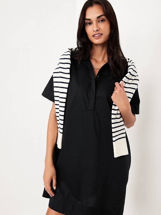 Image number 3 showing, Mini Swing Shirt Dress