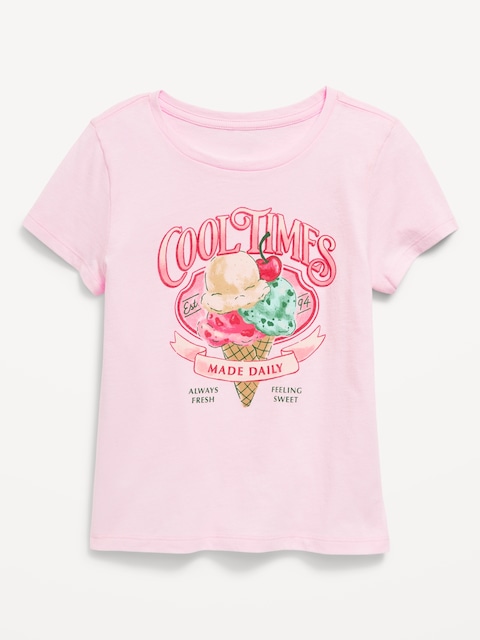 Short-Sleeve Graphic T-Shirt for Girls