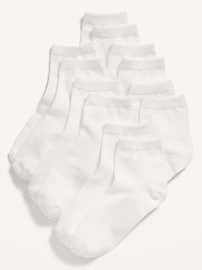 Image number 1 showing, Quarter-Crew Socks 6-Pack for Girls