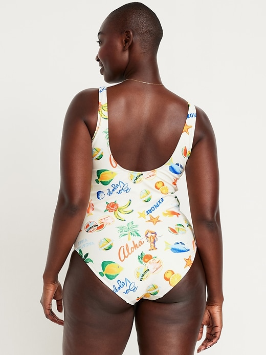 Image number 5 showing, Matte One-Piece Swimsuit