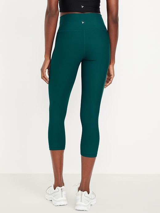 Image number 2 showing, High-Waisted PowerSoft Crop Leggings