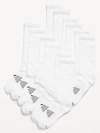 Image number 1 showing, 6-Pack Athletic Tube Socks for Men