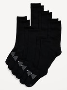6-Pack Athletic Crew Socks for Men