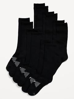 6-Pack Athletic Tube Socks for Men