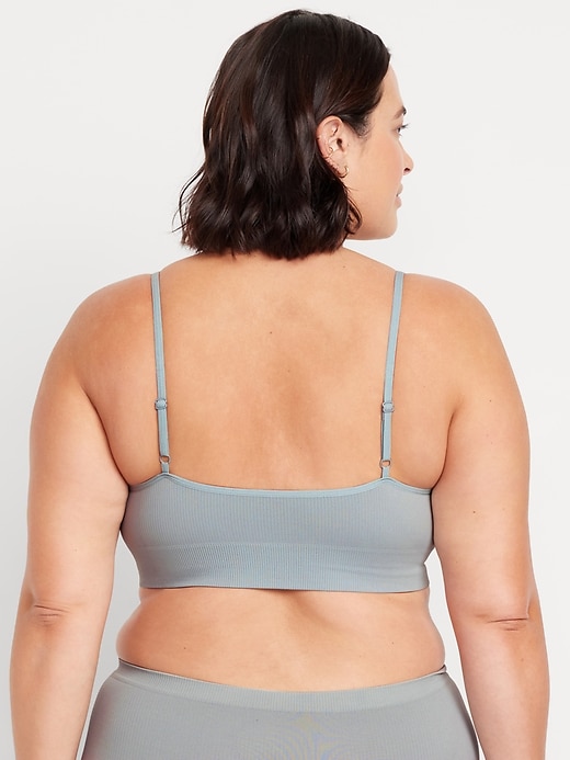 Image number 8 showing, Seamless Ribbed Longline Bra