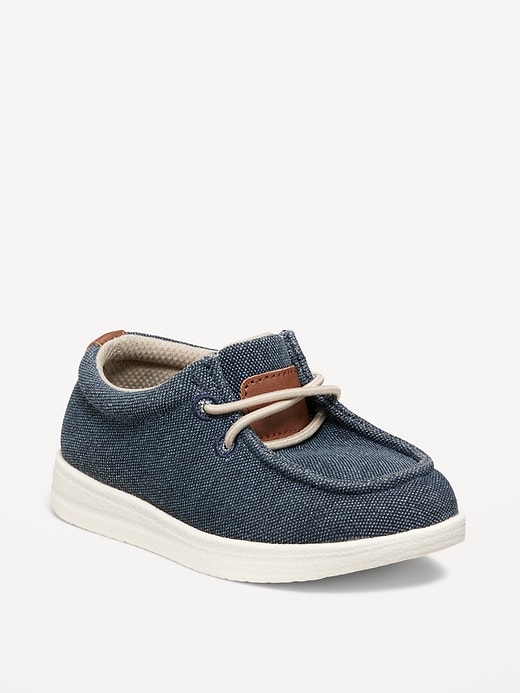 View large product image 1 of 2. Slip-On Deck Shoes for Toddler Boys