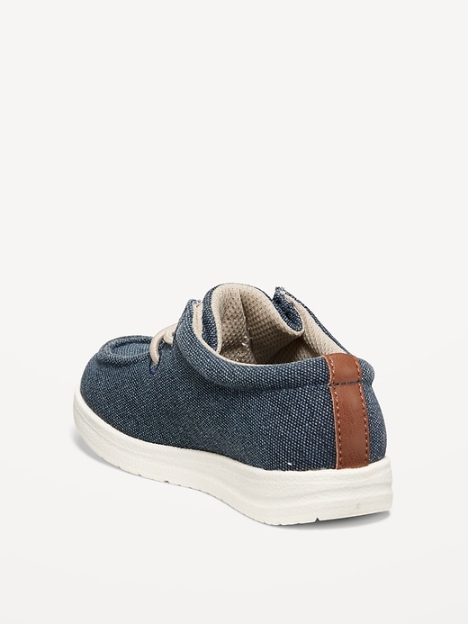 View large product image 2 of 2. Slip-On Deck Shoes for Toddler Boys