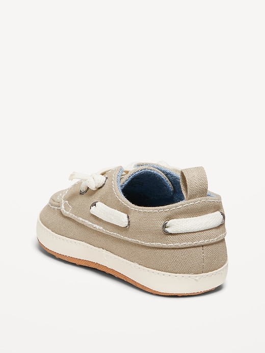 View large product image 2 of 2. Canvas Boat Shoes for Baby