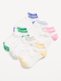 Image number 1 showing, Ankle Socks 6-Pack for Girls