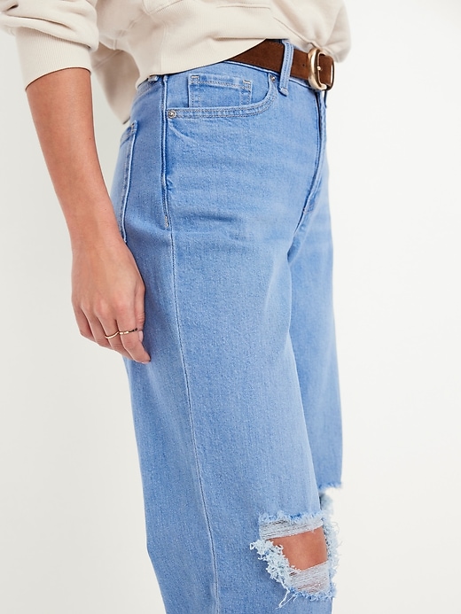 Image number 8 showing, High-Waisted OG Loose Ripped Jeans