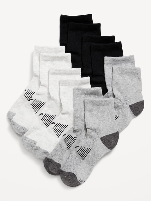 View large product image 1 of 1. Quarter Crew Socks 6-Pack for Boys