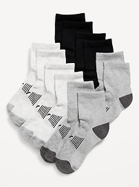 Image number 1 showing, Quarter Crew Go-Dry Performance Socks 6-Pack for Boys