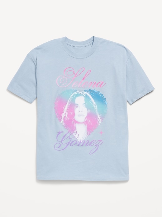 View large product image 1 of 1. Selena Gomez™ Oversized Graphic T-Shirt for Girls