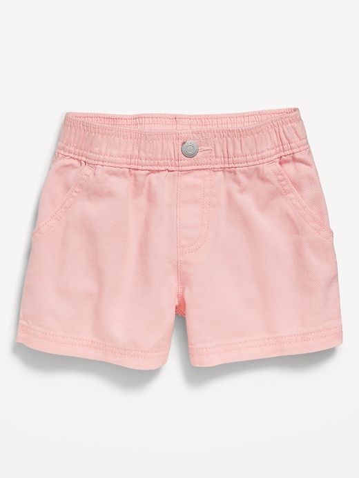 View large product image 1 of 1. Twill Pull-On Shorts for Toddler Girls