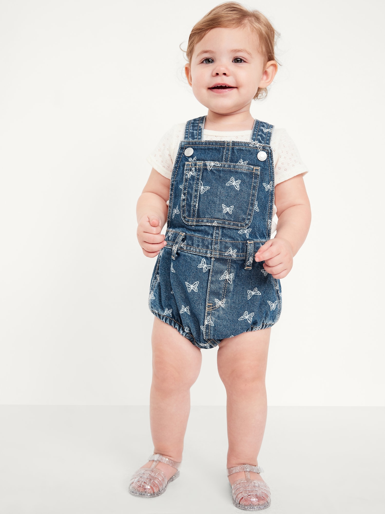 Baby Girl Denim Shorts Old Navy