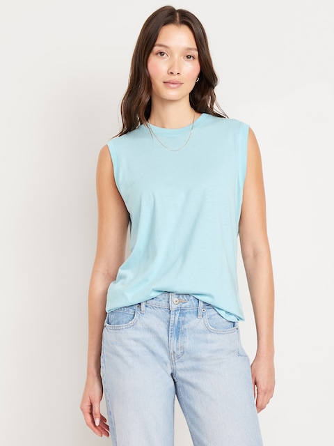 Muscle T-Shirt - Ceramic Blue