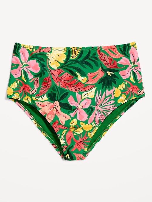 Image number 9 showing, Matte High-Waisted Bikini Swim Bottoms