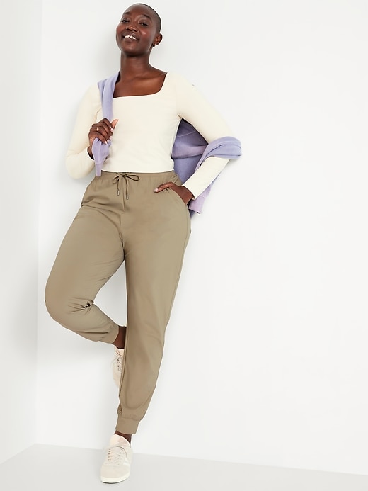 Image number 3 showing, High-Waisted SleekTech Joggers