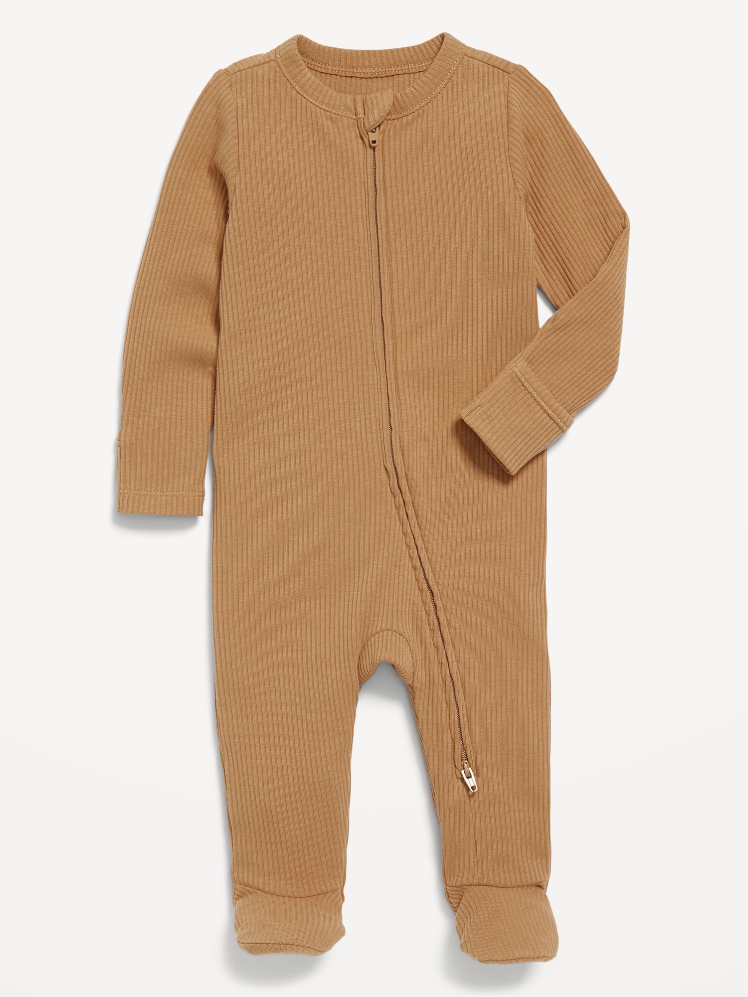 Unisex Sleep & Play 2-Way-Zip Footed One-Piece for Baby