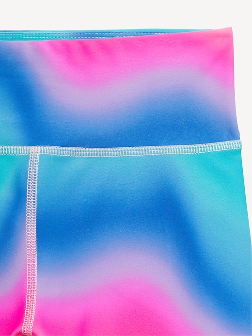 Image number 5 showing, High-Waisted PowerSoft 7/8-Length Performance Leggings for Girls