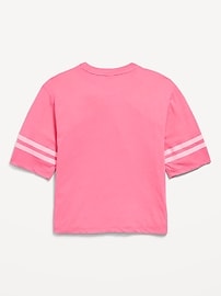 Image number 2 showing, Oversized Short-Sleeve Graphic T-Shirt for Girls