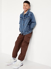 View large product image 3 of 5. Baggy Cargo Poplin Pants for Boys