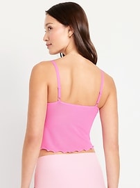 Image number 2 showing, Mesh Cami Lounge Top
