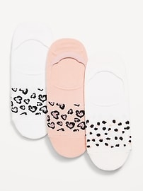 Image number 1 showing, No-Show Socks 3-Pack for Women
