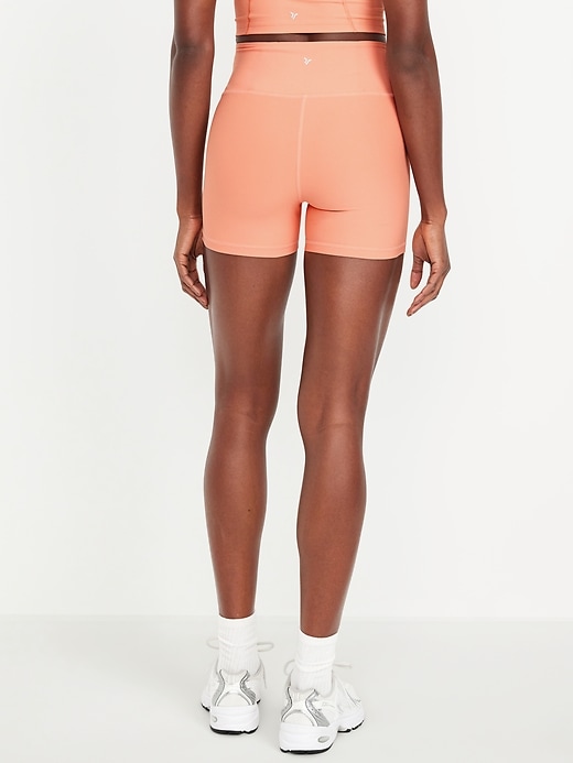 Image number 2 showing, High-Waisted PowerSoft Biker Shorts -- 4-inch inseam