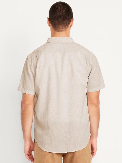 Classic Fit Everyday Linen-Blend Shirt