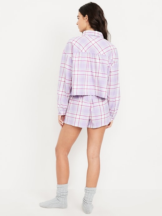 Image number 2 showing, Flannel Pajama Short Set