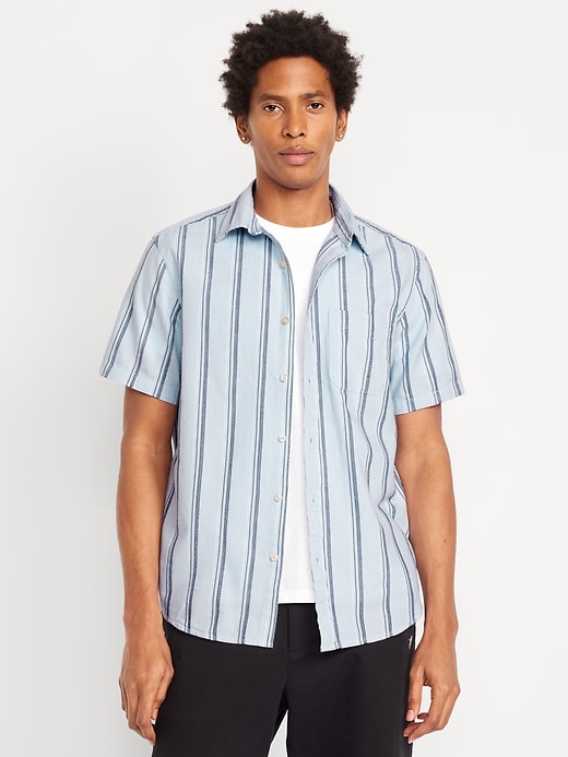 Image number 1 showing, Classic Fit Everyday Textured Dobby Shirt