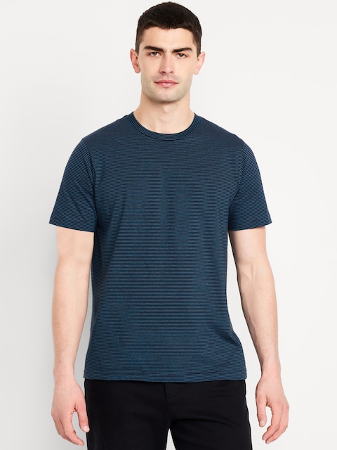 Crew-Neck Striped T-Shirt