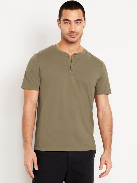 Henley T-Shirt - Fir Tree
