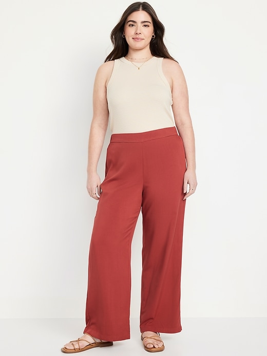 Image number 4 showing, High-Waisted Playa Wide-Leg Pants